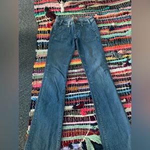 Vintage 2000s low rise bootcut jeans
